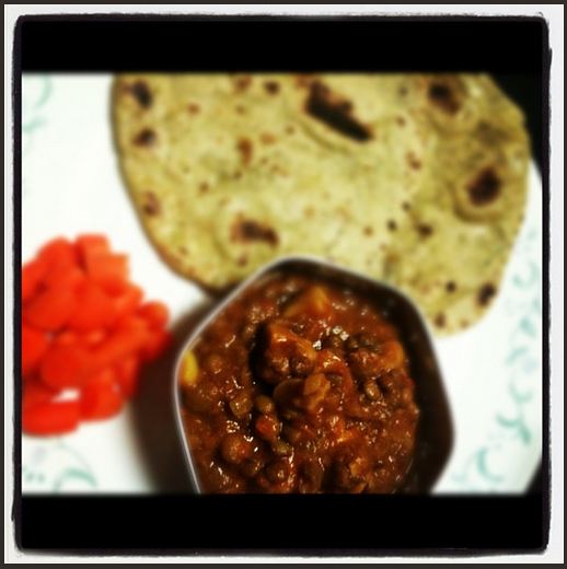 posh mushroom-lentil curry