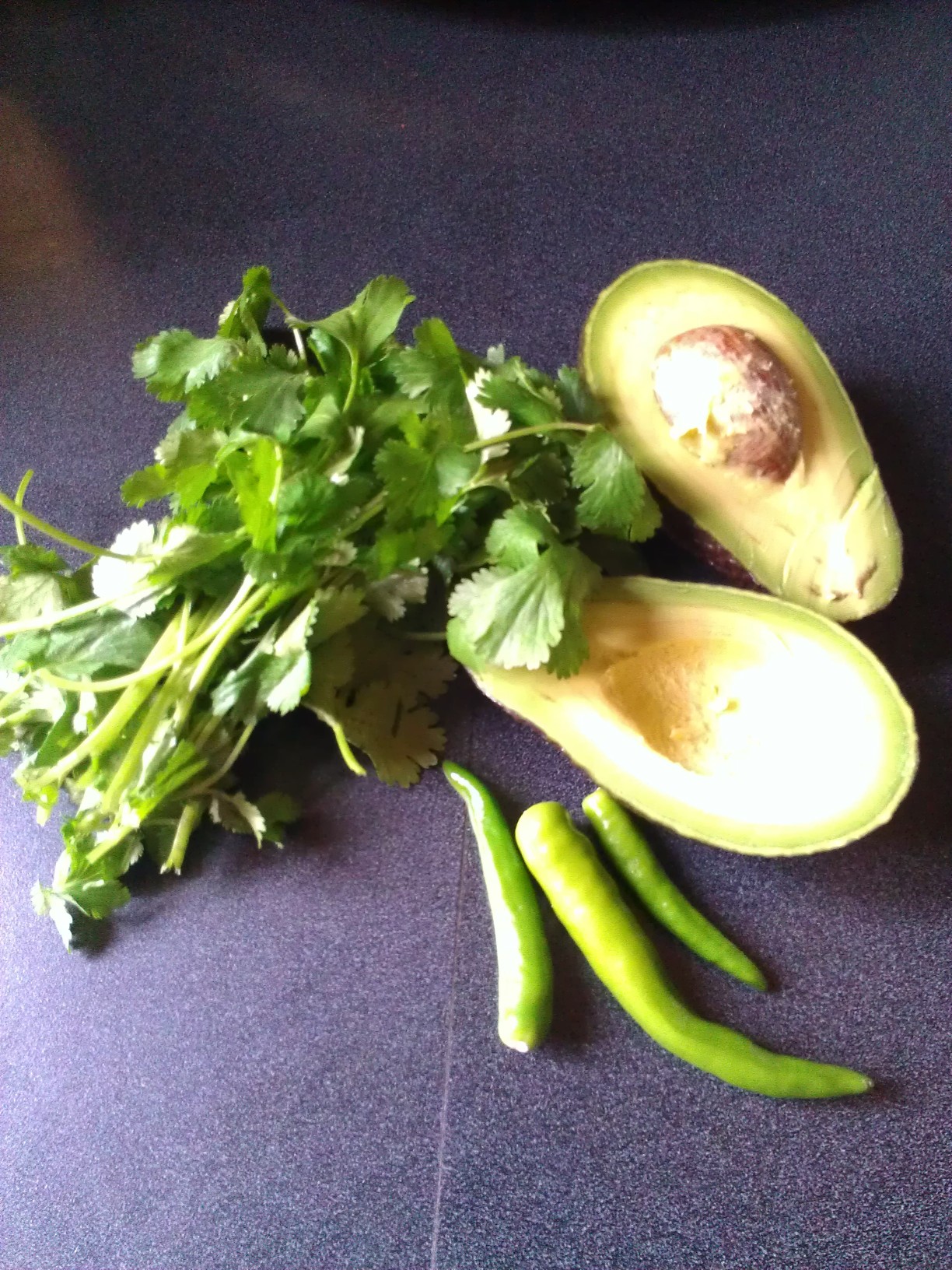 avocado-cilantro rice