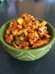 mango pickle food andhra instant cut 