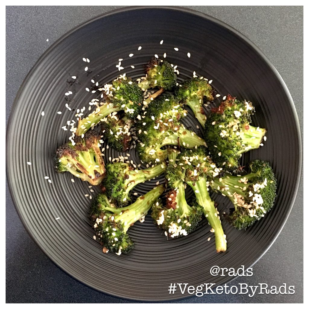 roasted broccoli with soy and ginger 