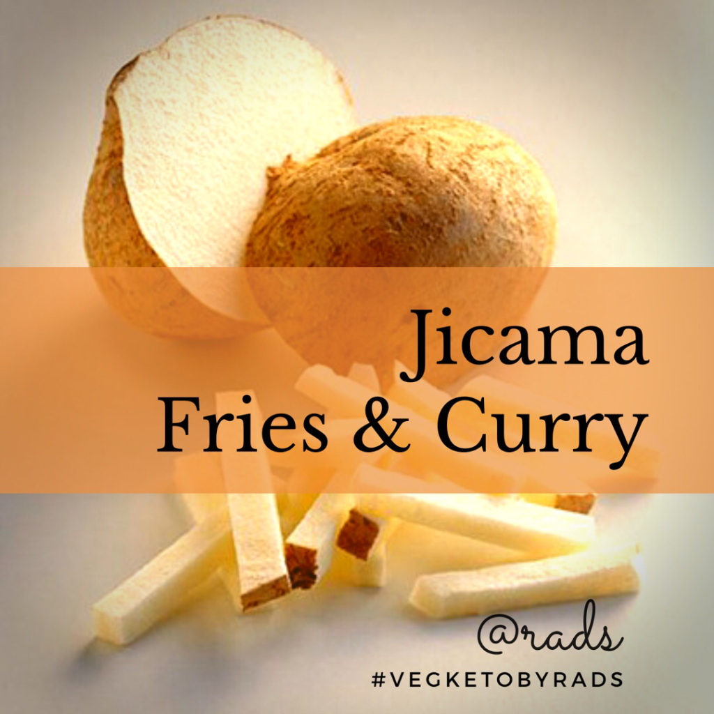 Recipe Jicama Fries & Curry {keto/Low Carb}