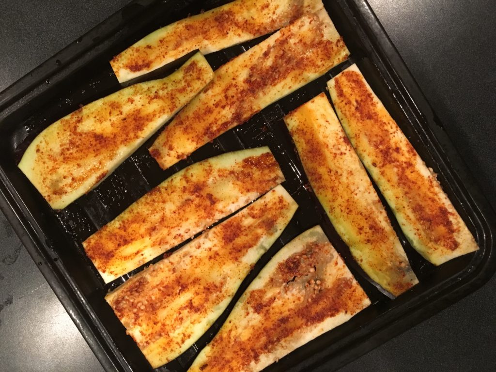 Eggplant fries and chips, keto 