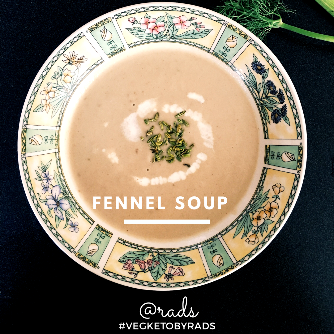 Flavorous Fennel soup #Vegketobyrads