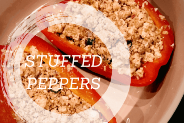 Stuffed Bell Peppers With Paneer #VegKetoByRads