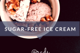 Sugarfree Ice cream Vegan Berry flavor #vegketobyrads