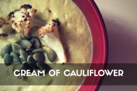 Cream Of Cauliflower soup that's both hearty, easy to make and is fully keto approved. Low Carb and High Fat using coconut milk!