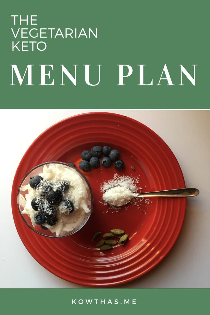 Vegetarian Keto Menu Plan 