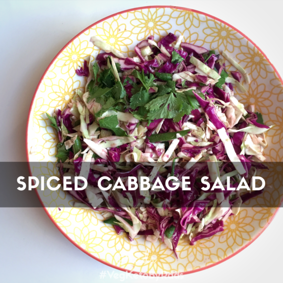 Cabbage Salad is a perfect Keto/Low Carb one bowl meal. Spice it with Indian spices and it takes the taste up a notch. Recipe included.