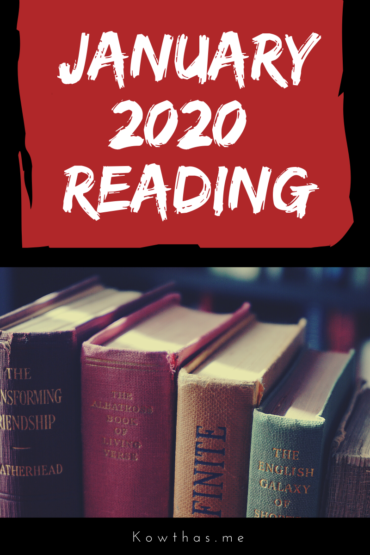 Reading as a habit in 2020 January's challenge
